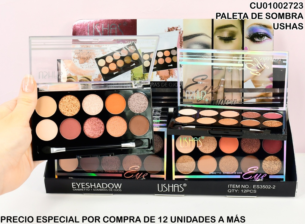 PALETA 10 SOMBRAS OMBRETTO ES3502-2