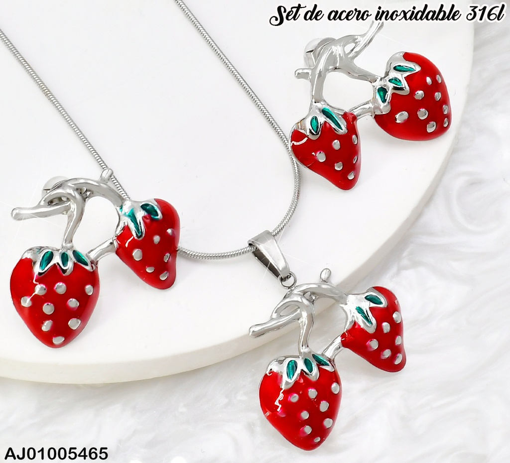 SET PLAT DOBLE FRESAS SA962