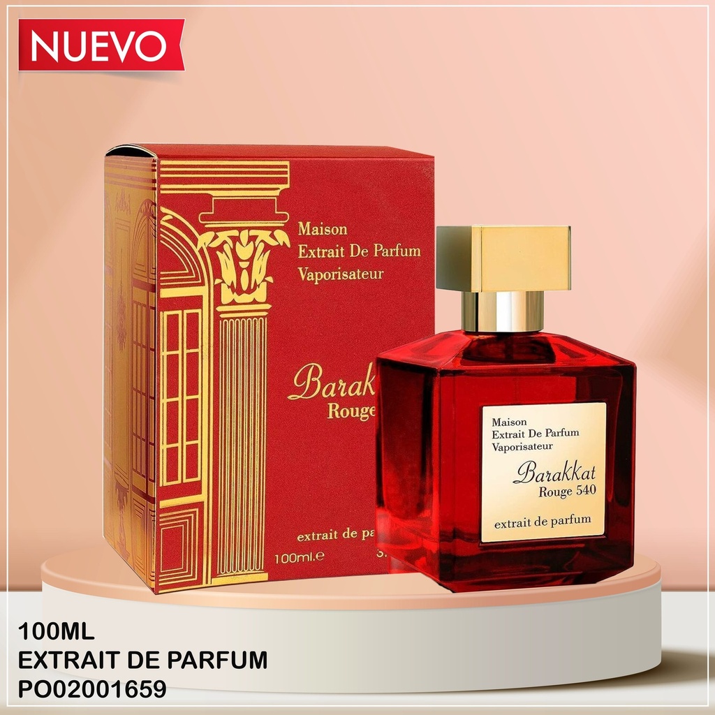PERFUME MAISON BARAKKAT ROUGE 540 PARFUM 100ML