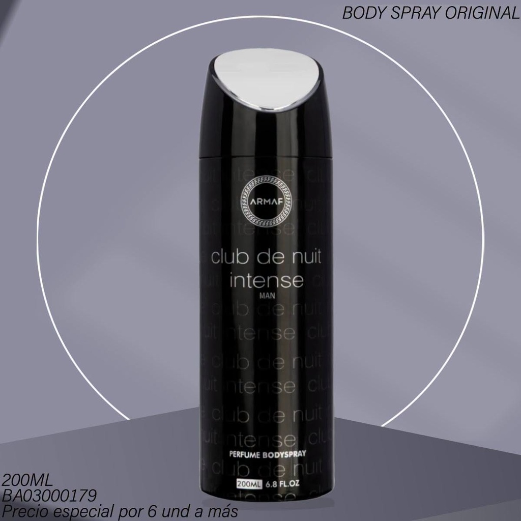 BODY ARMAF SPRAY CLUB DE NUIT INTENSE MAN 200ML