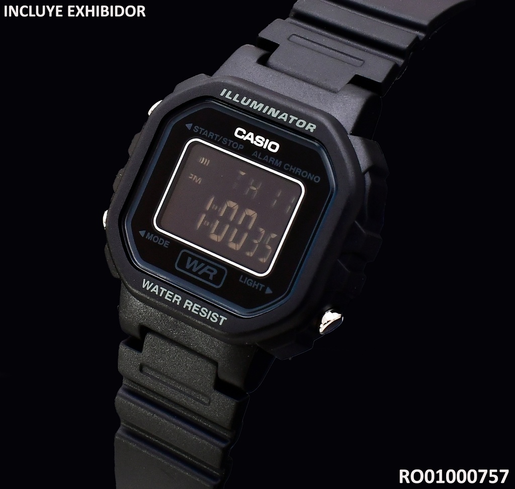 RELOJ DIGITAL CRONO ALARMA TIMER AUTO CA KCASLA-20WH-1B