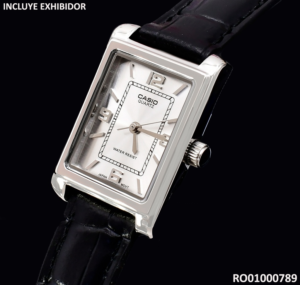 RELOJ ANALOGO DAMA CASIO FONDO BLANCO KCASLTP-1234LL7A