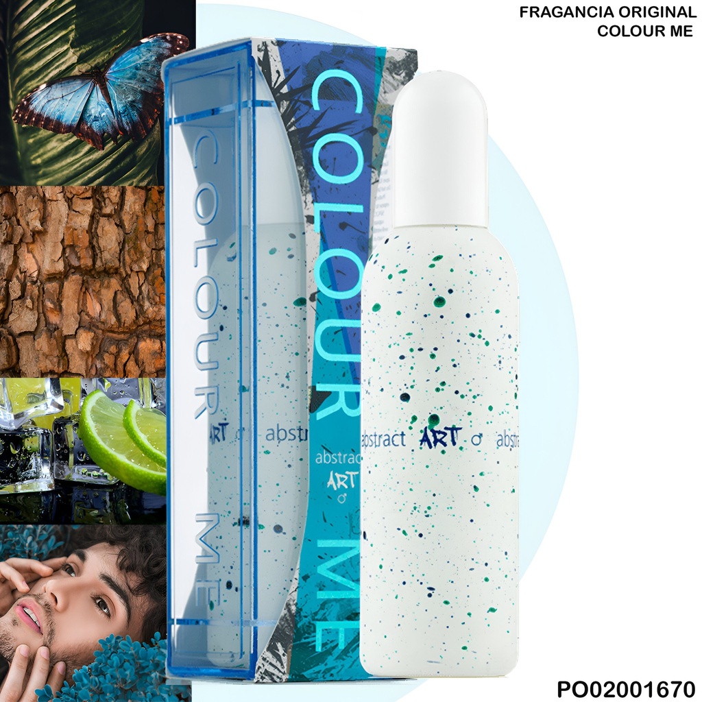 PERFUME COLOUR ME ABSTRACT ART MEN EDP 100ML 01W1CHAA