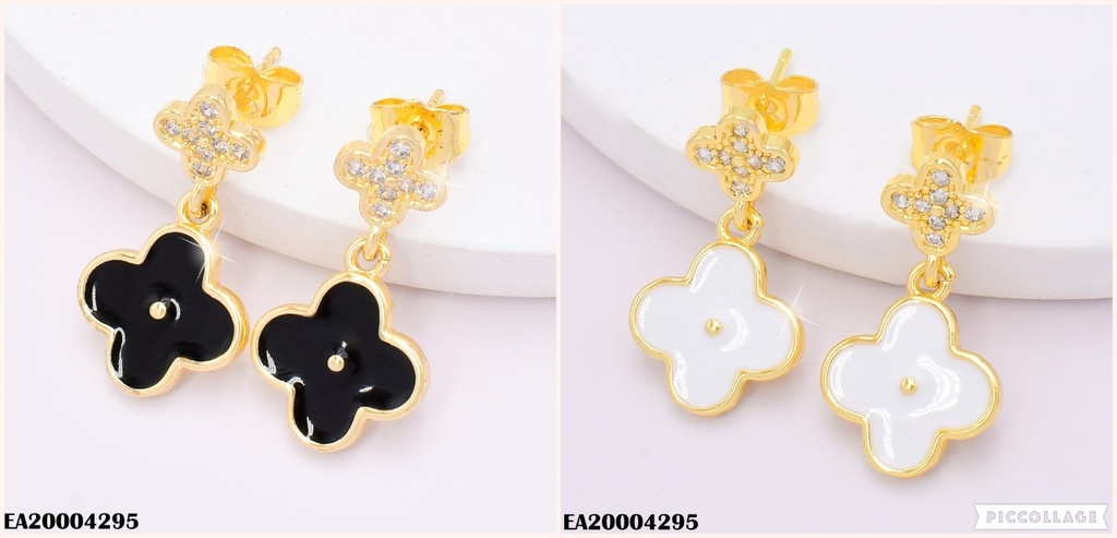 ARETES VAN CLEEF ZIRCONIAS/COL.SURTIDOS K9308