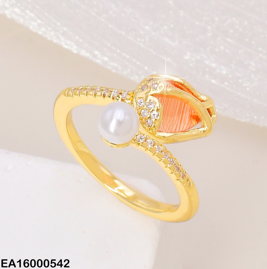 ANILLO DOR TULIPAN NARANJA RE313-340 (TLP)