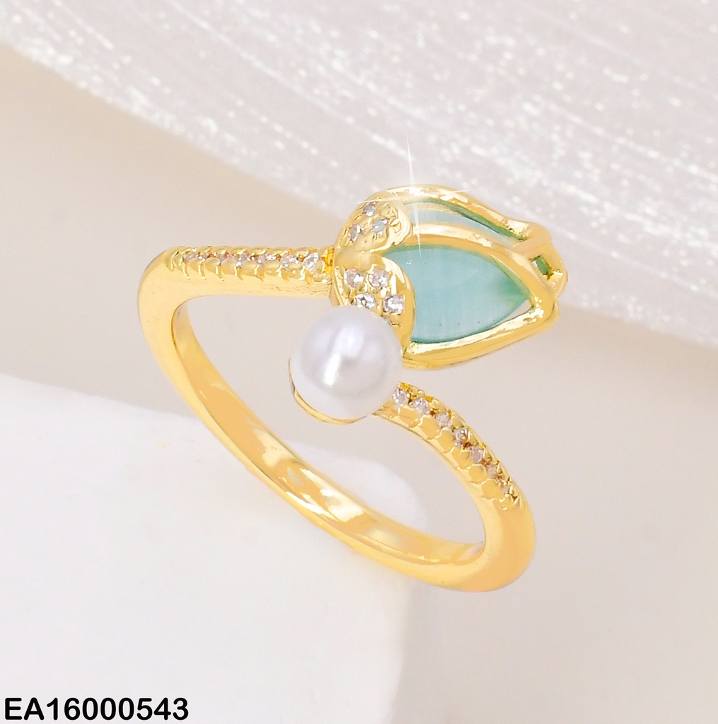ANILLO DOR TULIPAN CELESTE RE314-340 (TLP)