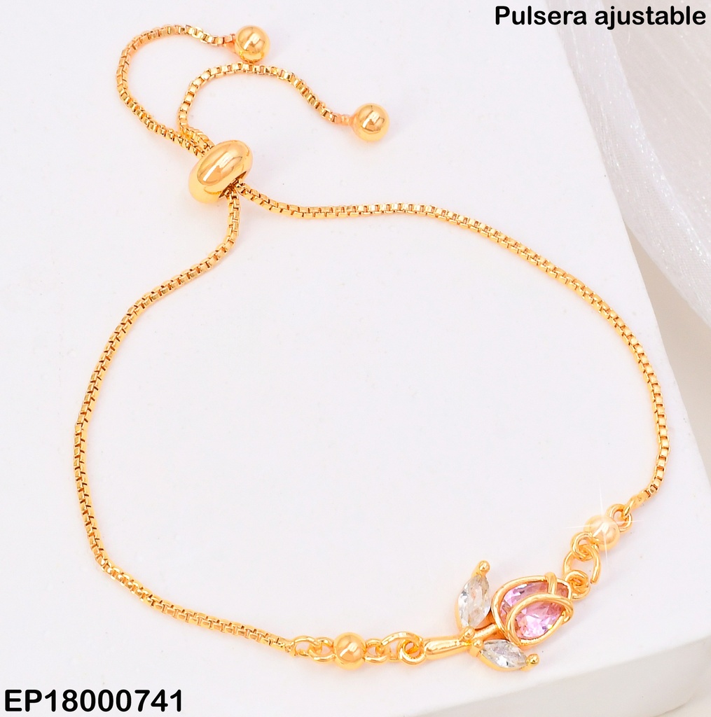 PULSERA AJUSTABLE TULIPAN BE766-332 (TLP)