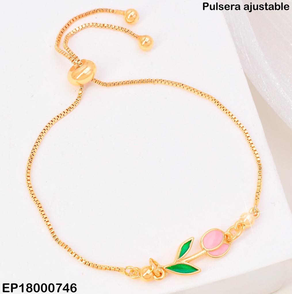 PULSERA AJUSTABLE TULIPAN BE771-332 (TLP)