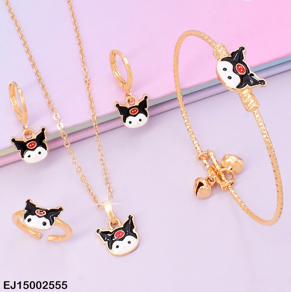 SET DOR KUROMI C/ BRAZALETE Y ANILLO K9427-315
