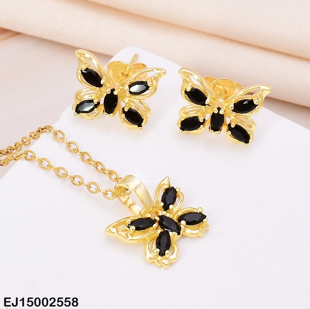 SET DOR MARIPOSA NEGRA F8944-205
