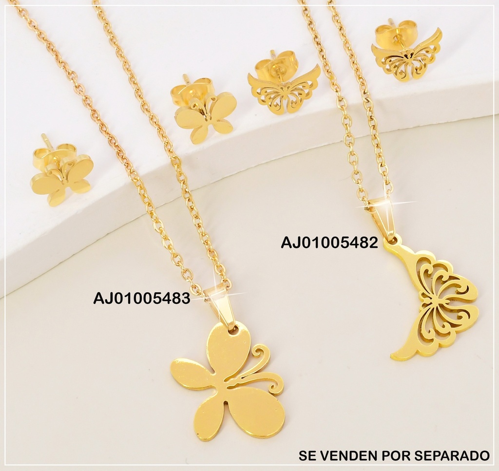 SET CROQUI MARIPOSA CON DETALLES F9145 EC.