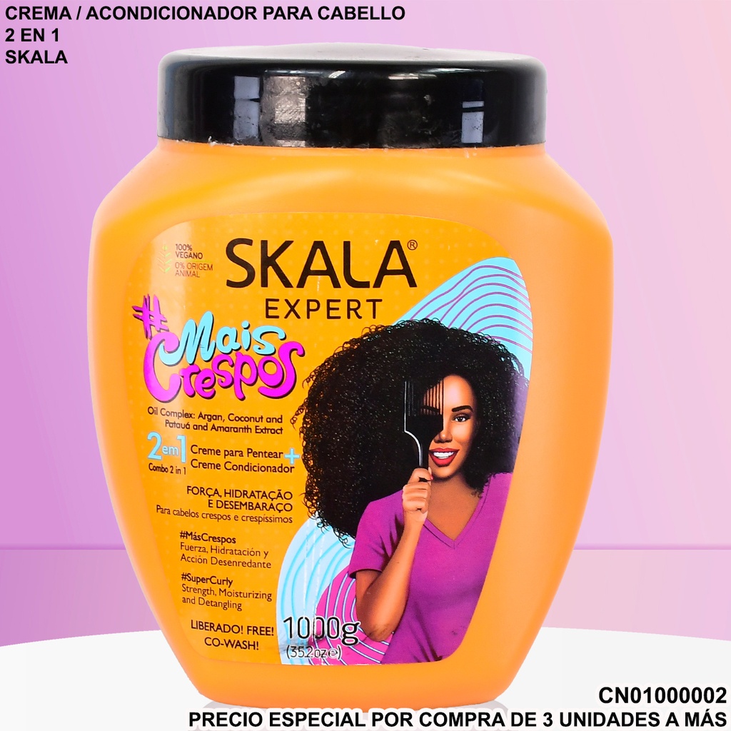 CREMA SKALA EXPERT MAIS CRESPOS 2 EN 1 1000G  827
