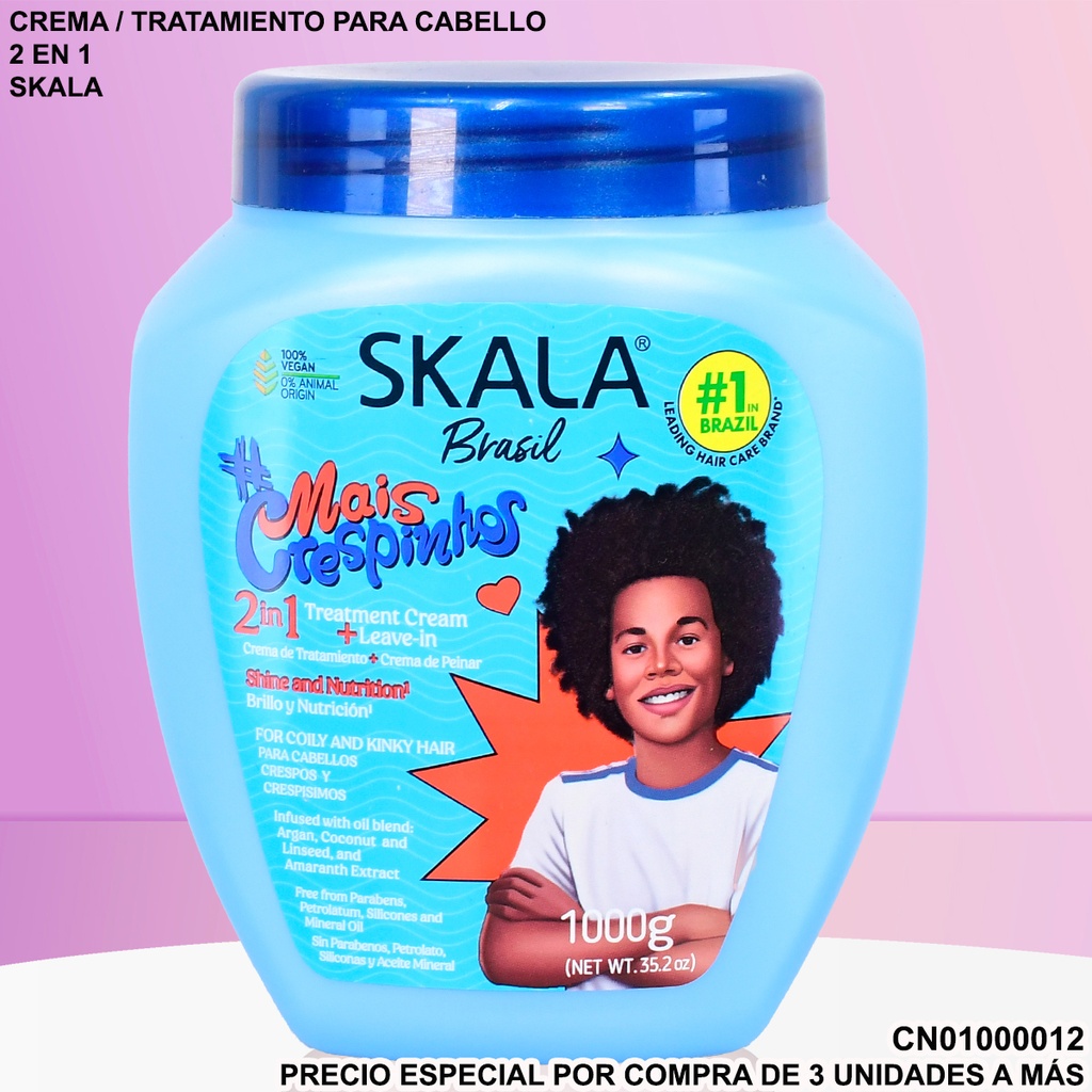 CREMA SKALA MAIS CRESPINHOS 2EN1 1000G 734