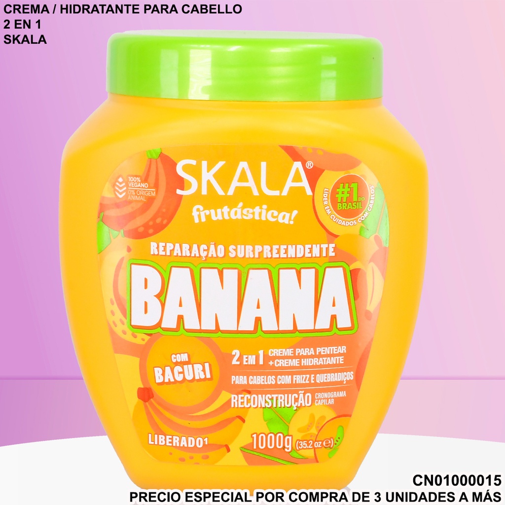 CREMA SKALA FRUTASTICA BANANA 1000G  800