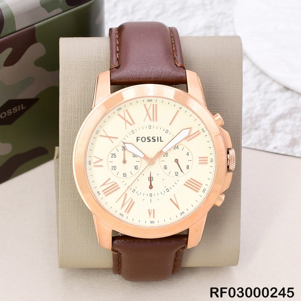RELOJ FOSSIL CABALLERO FAJA CUERO FS4991