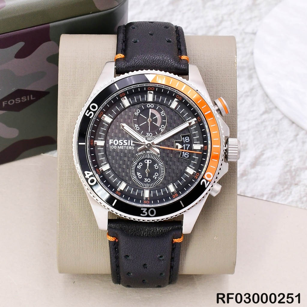 RELOJ FOSSIL CABALLERO FAJA CUERO CH2953
