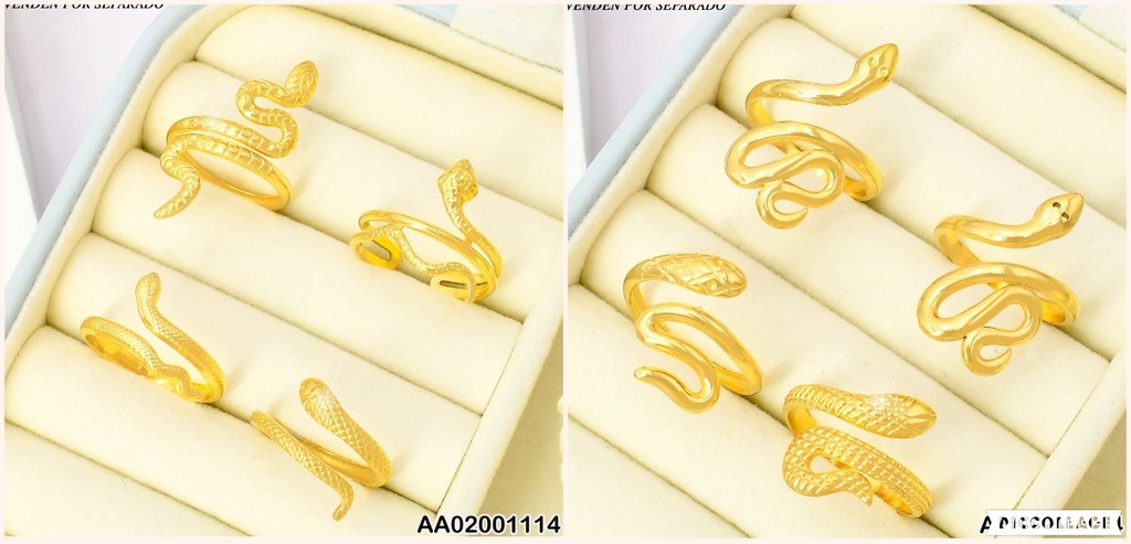 ANILLO SERPIENTE DISEÑOS SURTIDOS 006K7985-439