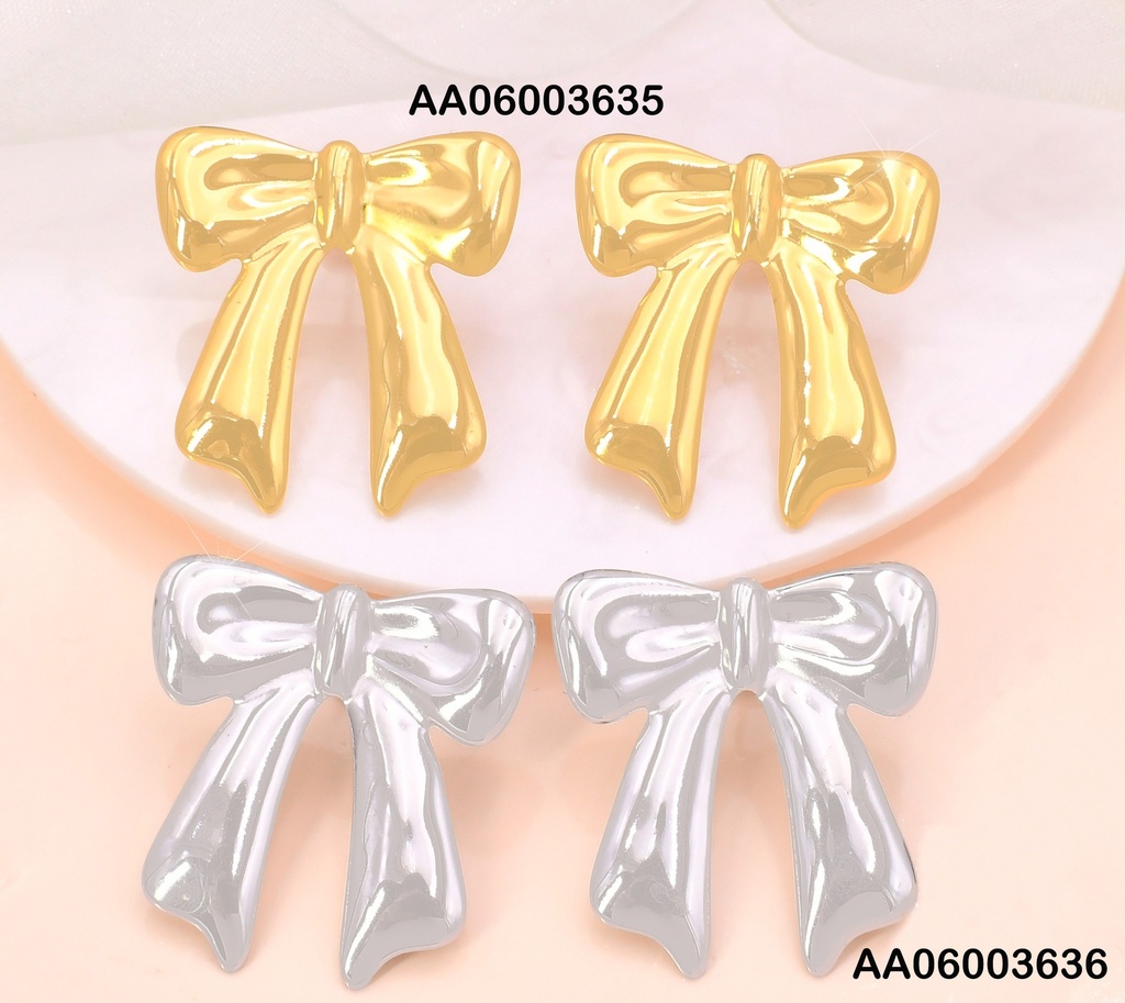 ARETES PLAT.LAZOS ANCHOS EA1177-1