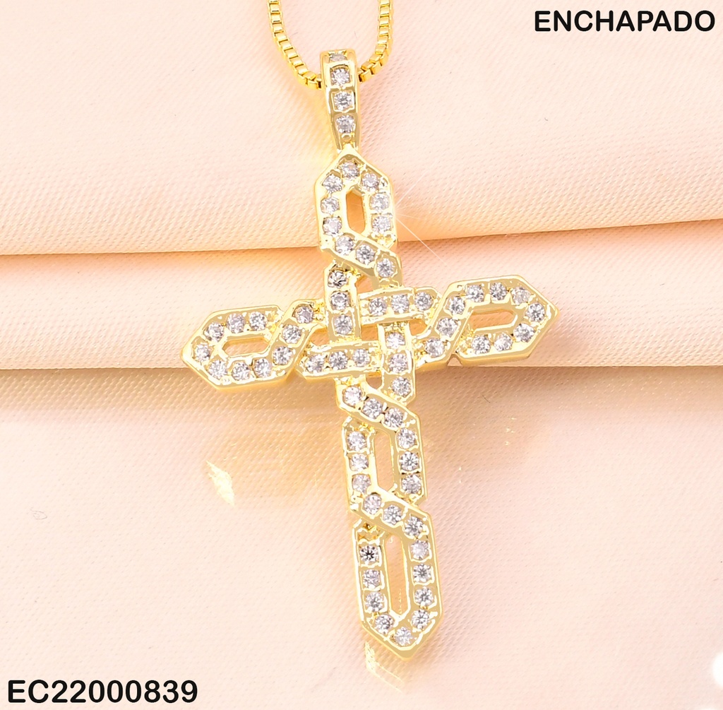 CADENA DIJE:CRUZ CASTING ENTRELAZADOS CE224-314