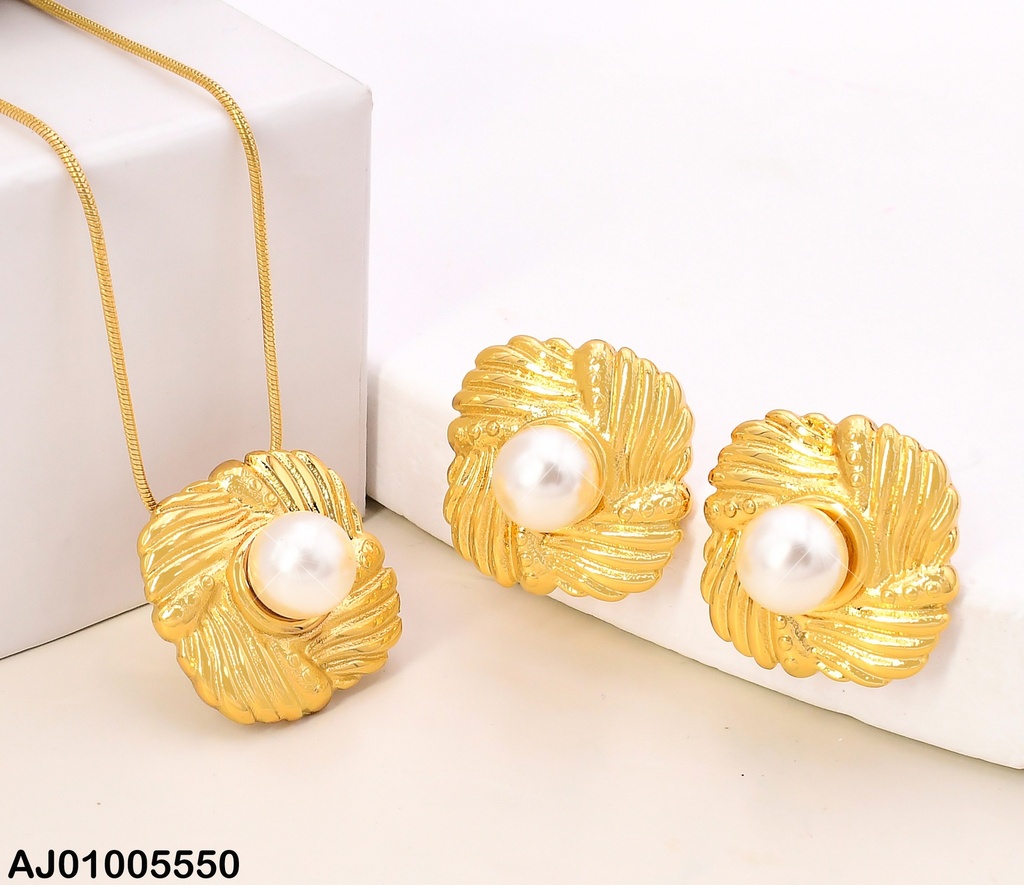 SET ROMBOS LINEAS GRAB.ESPIRAL PERLA CENTRO SA994-1