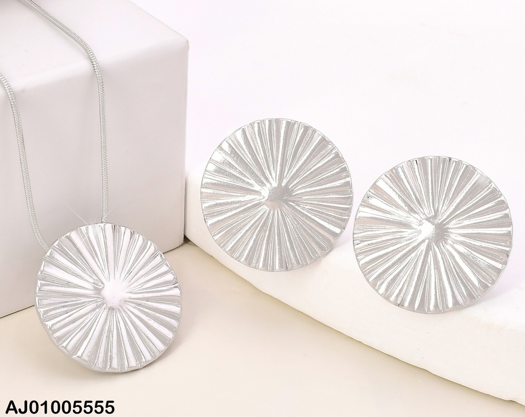 SET PLAT. REDONDOS RAYAS GRABADAS SA1001-1