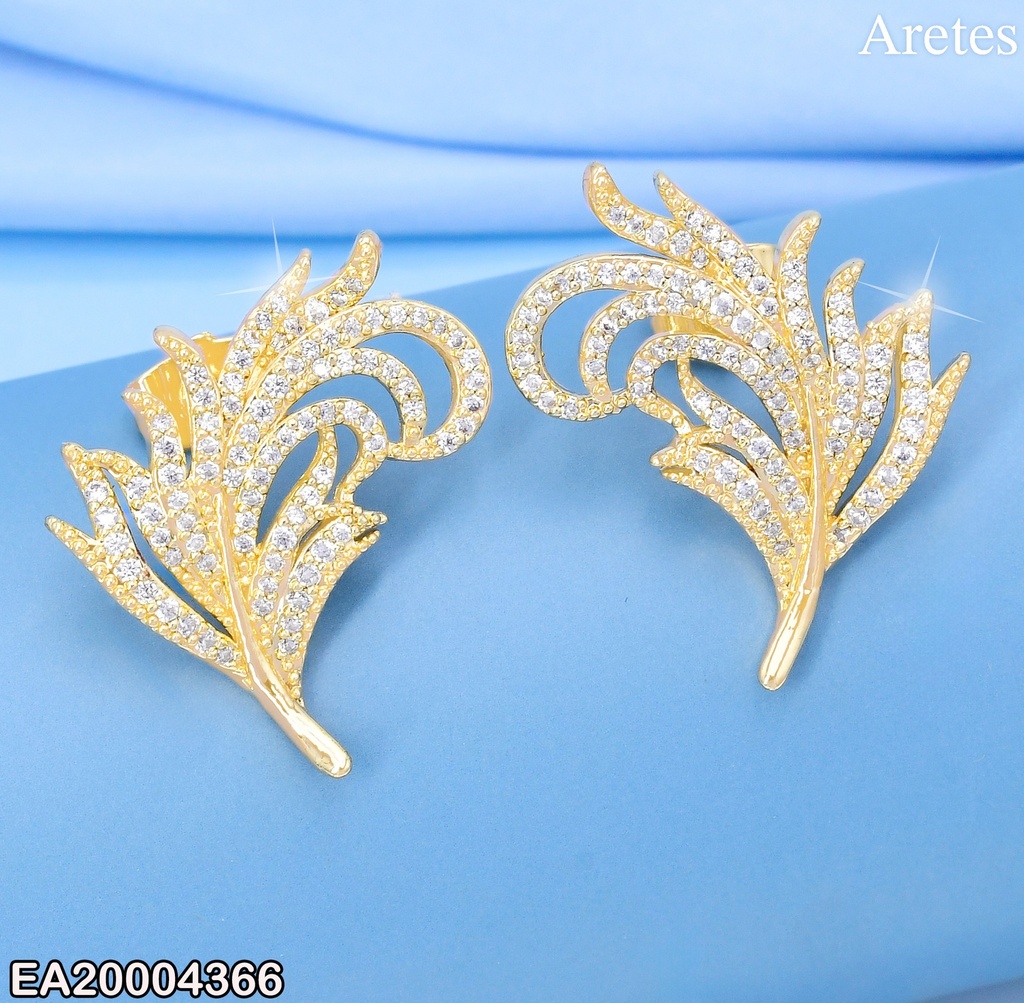 ARETES PALMA DE ZIRCONIAS EE3890-3