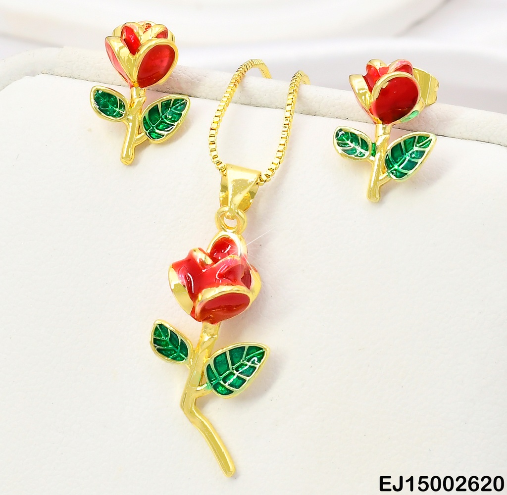 SET DOR ROSA ROJA SE1161-9