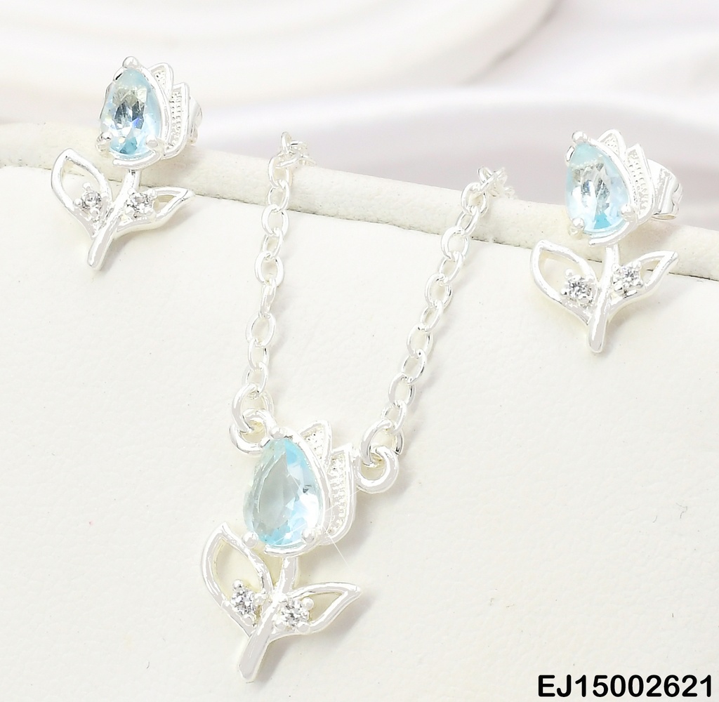 SET PLAT TULIPAN CELESTE SE1147-9