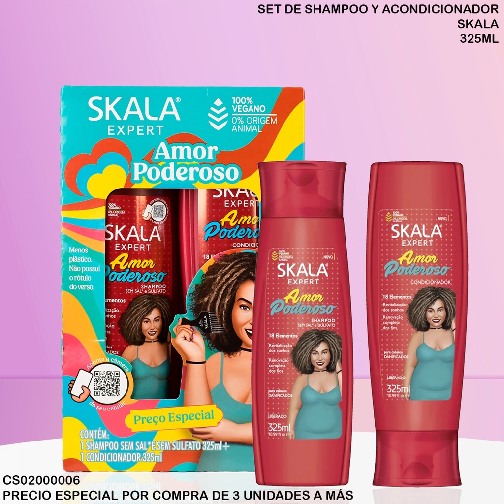 SET SKALA EXPERT AMOR PODEROSO 325ML