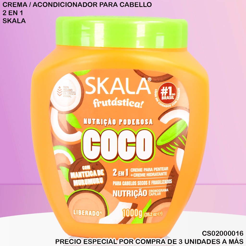 CREMA SKALA FRUTASTICA COCO/COCONUT 1000G 974 847
