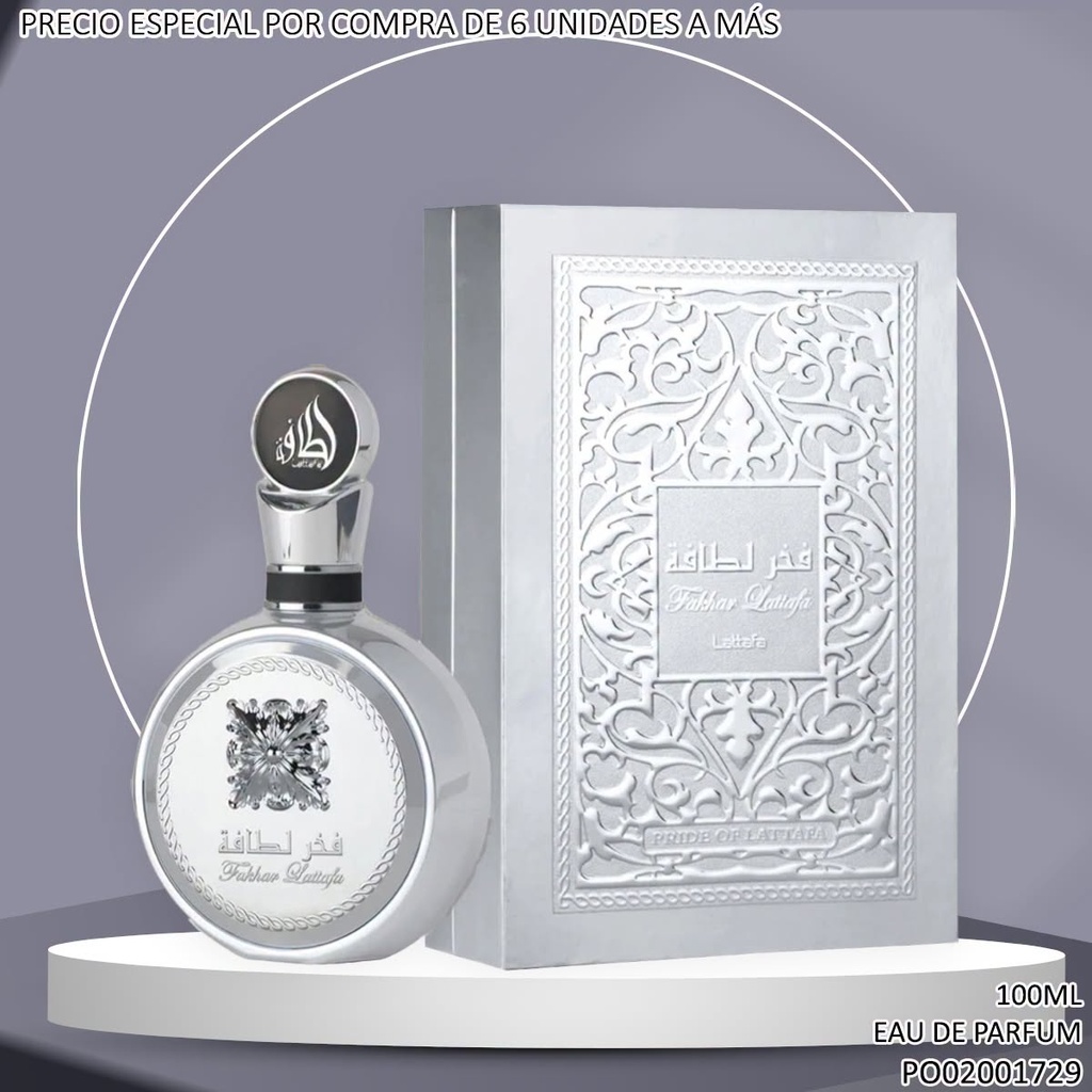 PERFUME FAKHAR PLATINUM PRIDE OF LATTAFA 100ML EDP
