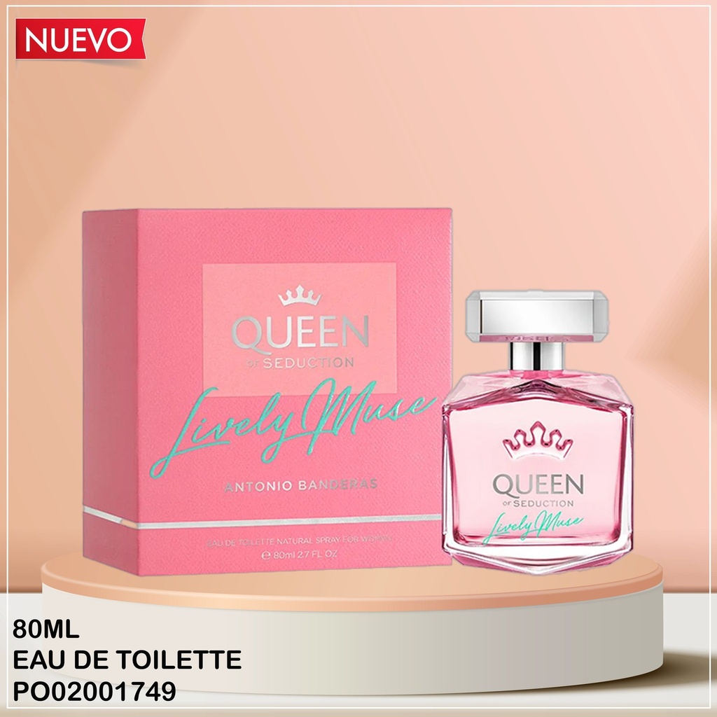PERFUME QUEEN OF SEDUCTION ANTONIO BANDERAS LOVELY MUSE EDT 80ML