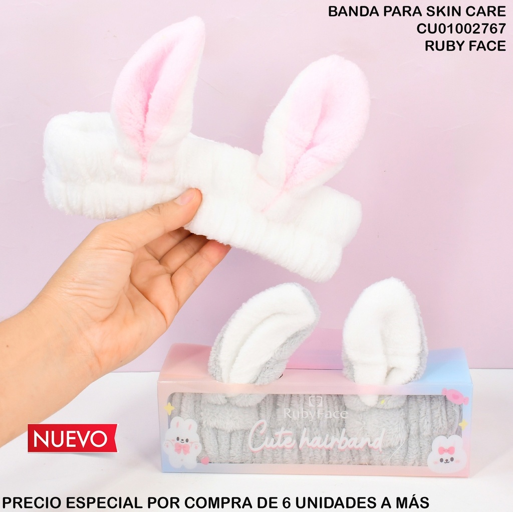 BANDANA OREJITAS RUBYFACE  #TZFD
