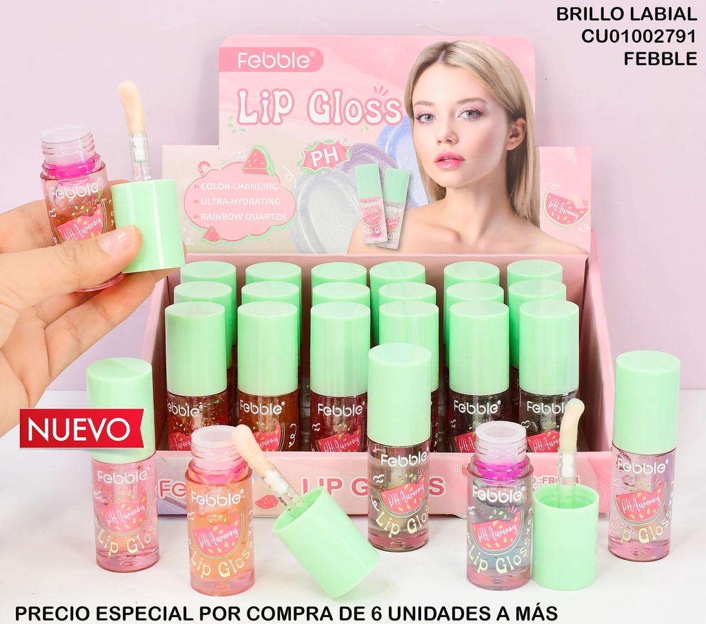 LIP GLOSS FEBBLE PH SANDIA FBC054 SRTIDOS