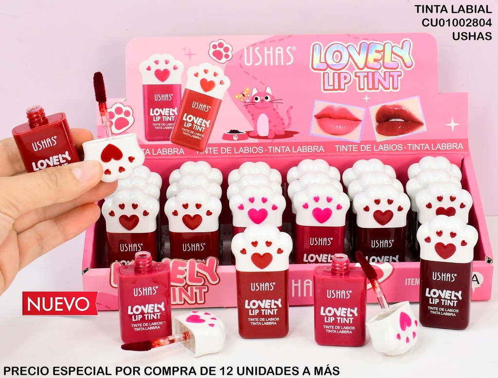 TINTA PATITA LOVELY USHAS UC079A SURTIDOS