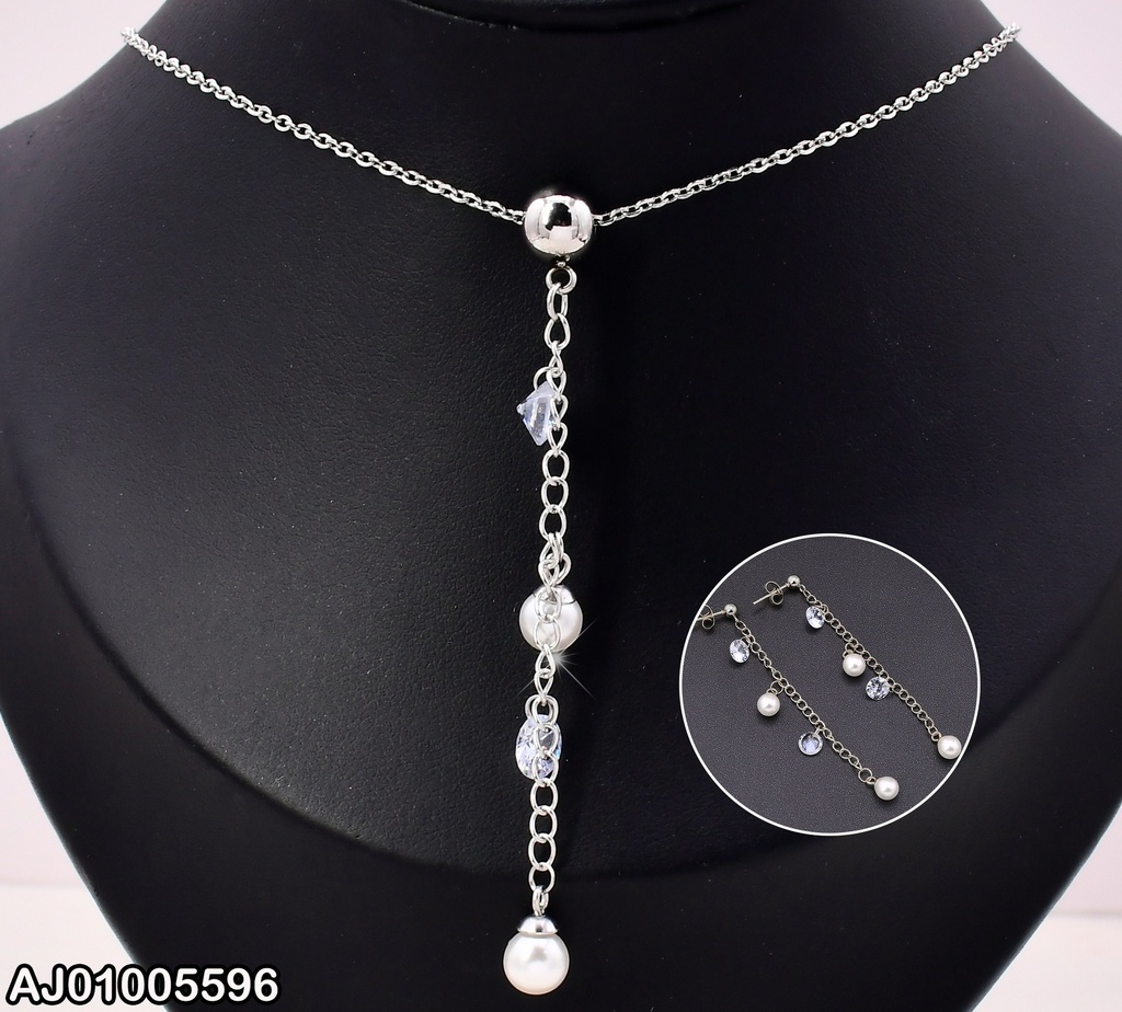SET PLAT.VERTICAL PERLAS-ZIRCONIAS RD KS192035-HR