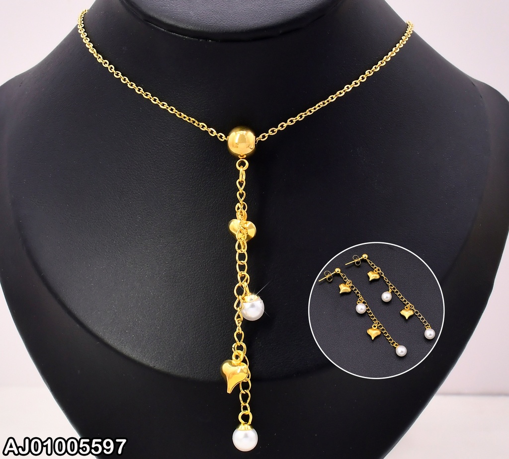 SET VERTICAL PERLAS-CORAZONES INFLADOS KS192025-HR
