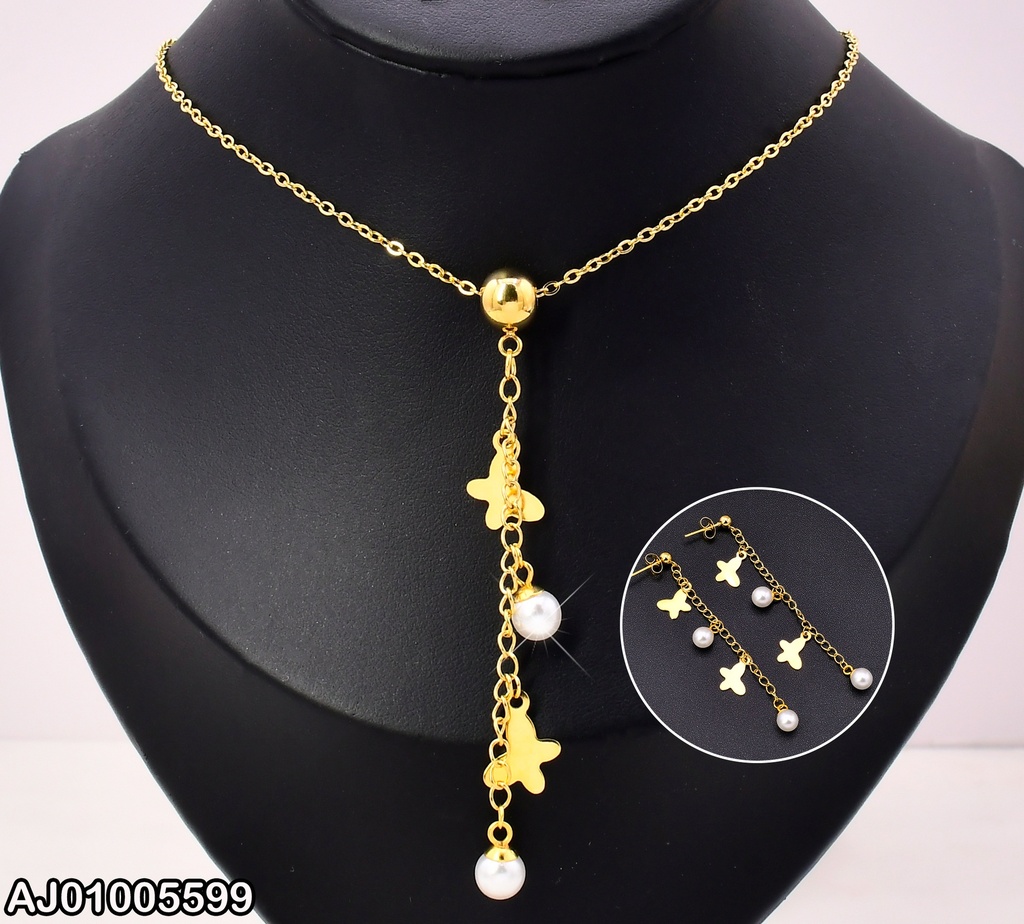 SET VERTICAL PERLAS-PLACAS MARIPOSAS KS192029-HR