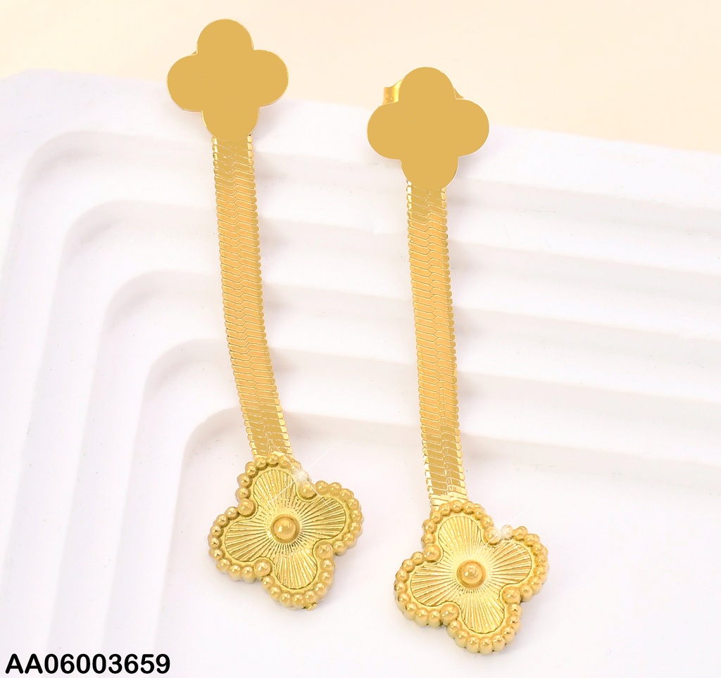 ARETES VAN CLEEF (2) DOR. C/ZIRC. KE110946-AF