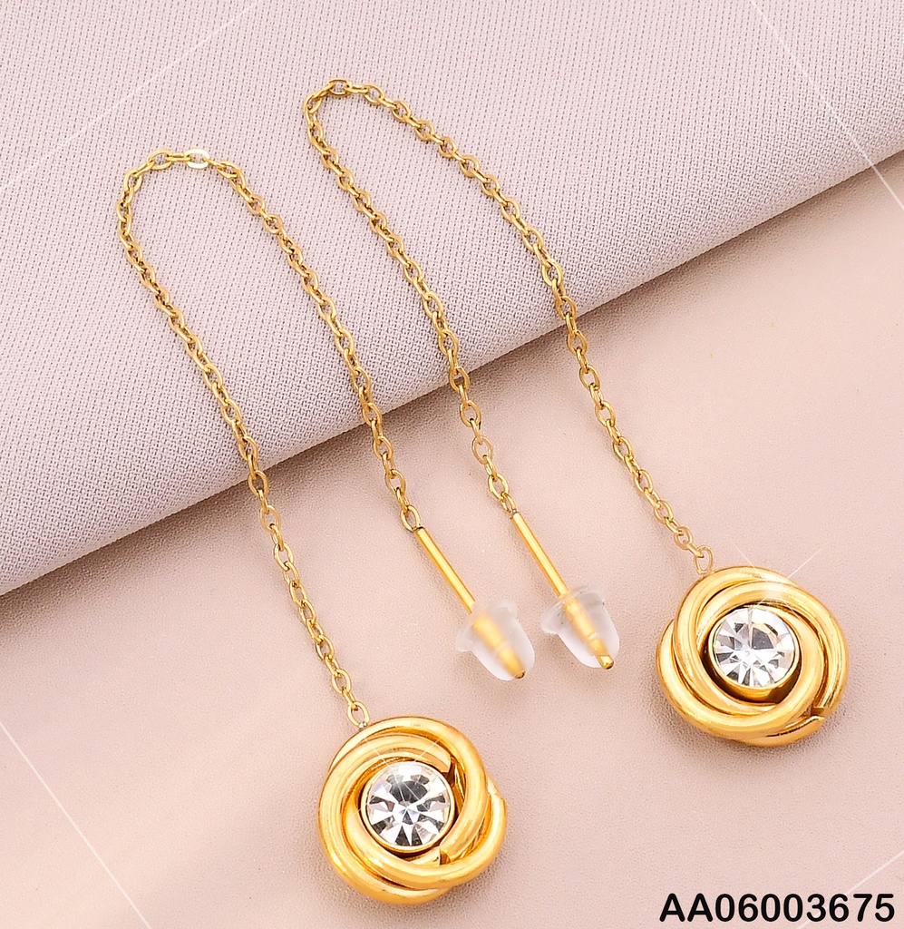 ARETES VIOLADORAS COLGANTE ZIRC.BASE RD KE102113-HR