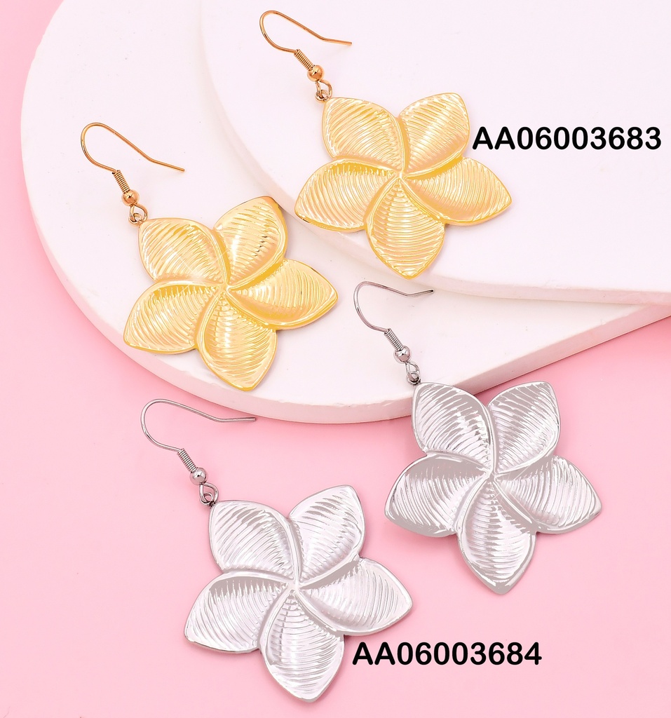 ARETES SACUANJOCHE PLATEADO KE116421-SP