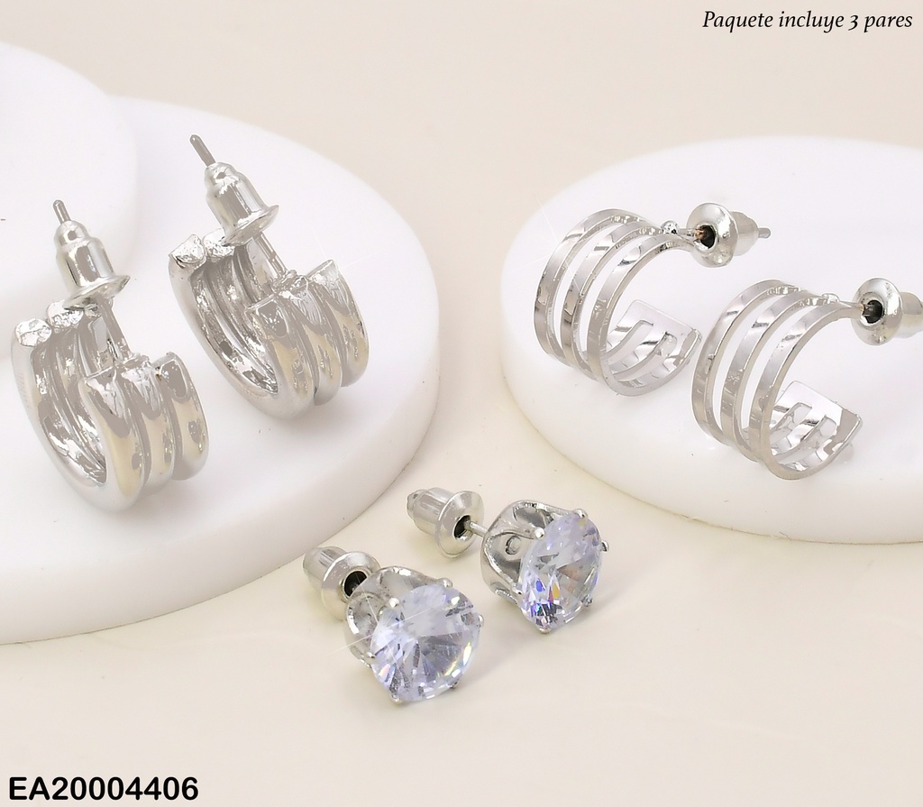PAQ.3 PARES ARETES PLAT.GALVANOPLASTIA ZIRC.RD/CCC/CCC SE953-301