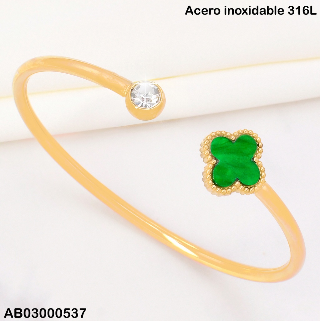 BRAZALETE AJUSTABLE VAN CLEEF VERDE BA2152-20