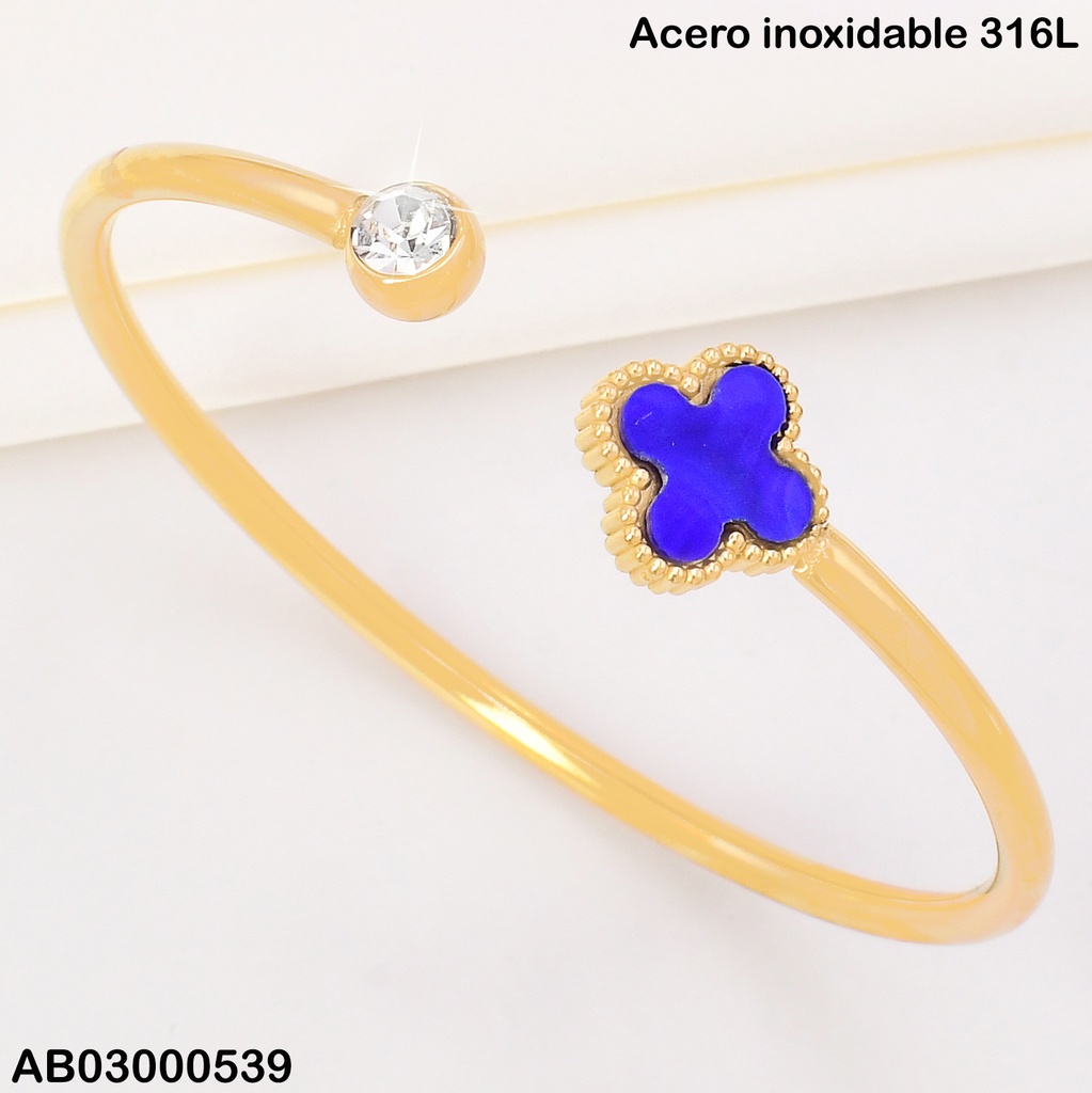 BRAZALETE AJUSTABLE VAN CLEEF AZUL BA2154-20