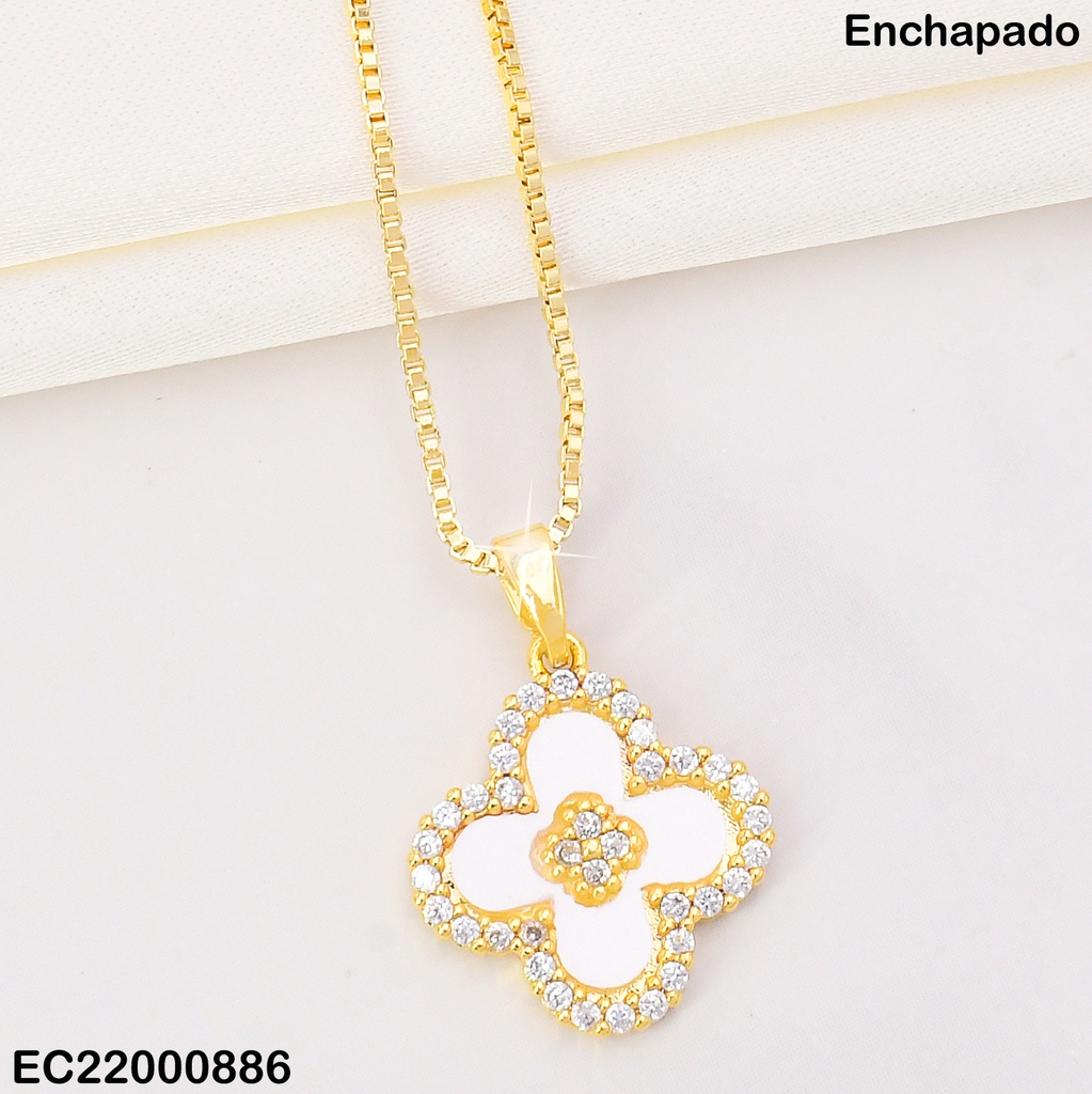 CADENA C/DIJE VAN CLEEF ZIRC.CENTRO CE362-5