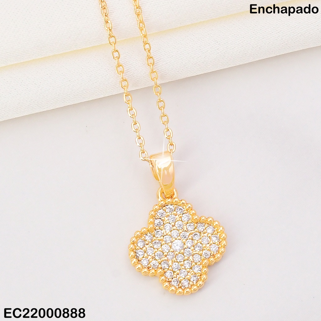CADENA DOR VAN CLEEF ZIRC CRISTAL N4038-872