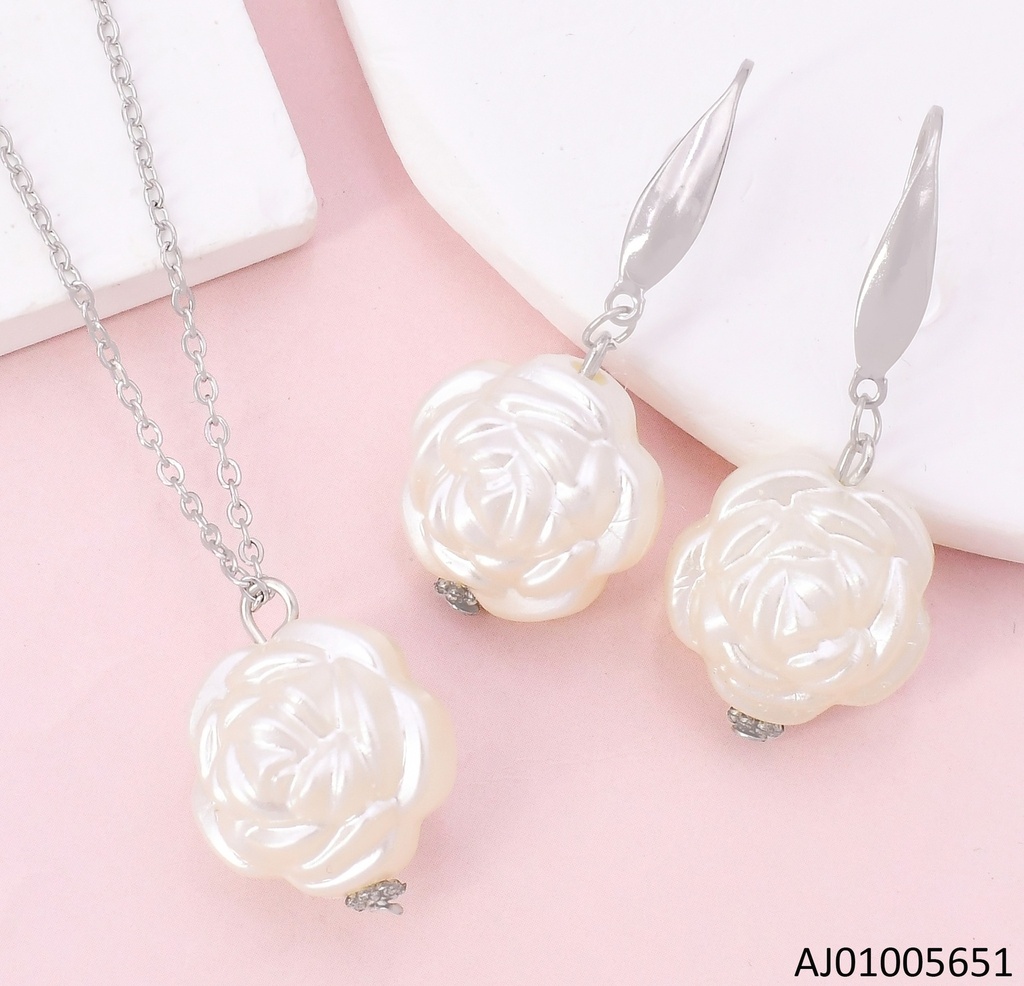 JUEGO ROSA PERLA PLAT KS221881-TLA