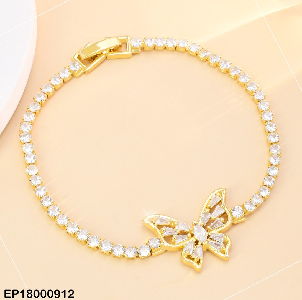 PULSERA ZIRCONIAS CENTRO:MARIPOSA ZIRC.BE532-319