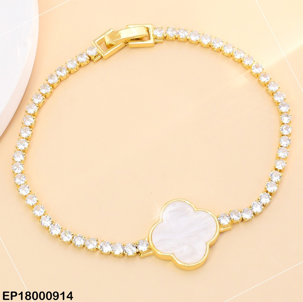 PULSERA VAN CLEEF ZIRC.CENTRO NEGRO/BLANCO BE534-319