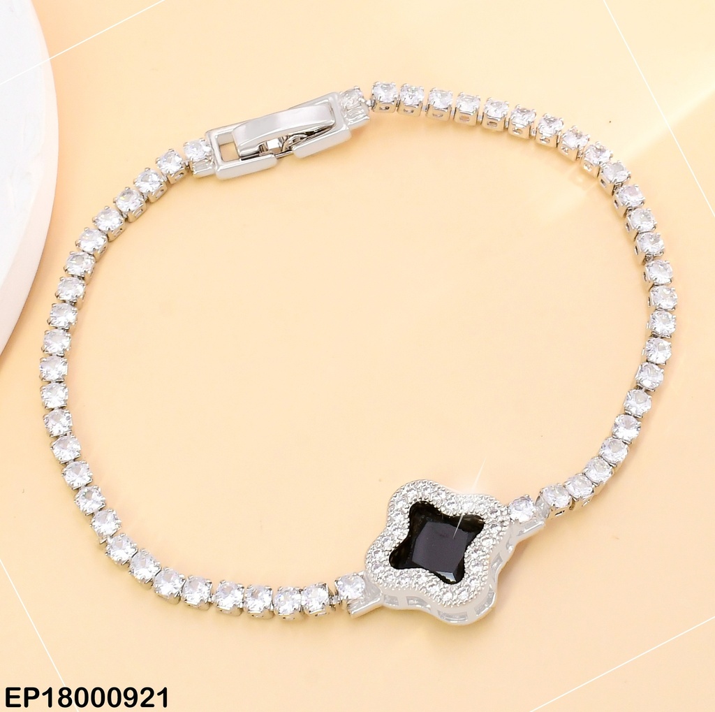 PULSERA PLAT.VAN CLEEF ZIRC.RD CENTRO:NEGRO/ZIRC.BE541-319
